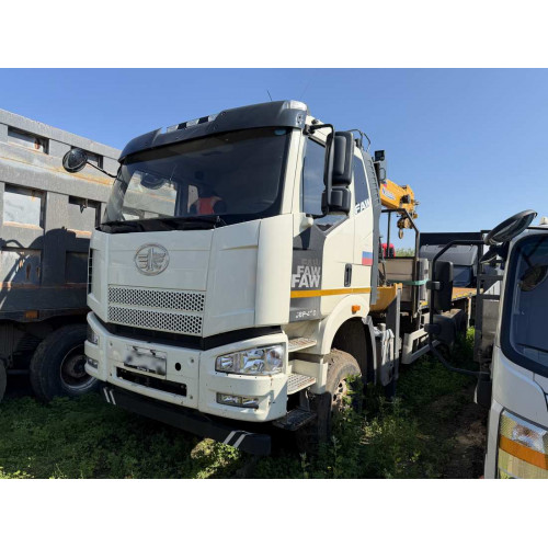 ПК ЮБО-СУМОТОРИ 4591* на шасси FAW CA 3250 6x6 Бортовой с КМУ 4591Е0 с КМУ XCMG SQS 200