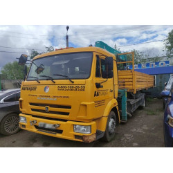 ЗАВОД АСАВТО 3382* на шасси КамАЗ 4308 4x2 Бортовой с КМУ 338201