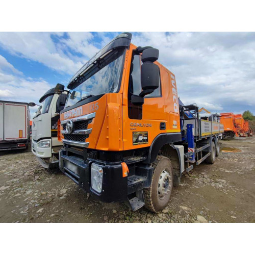 КАРВИНГ 3370* на шасси HONGYAN GENLYON 6x4 Бортовой с КМУ 3370AE