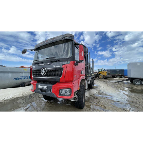 БУРОВЫЕ И ПОДЪЕМНЫЕ МАШИНЫ 3392* на шасси Shacman SX3258 6x6 Сортиментовоз с КМУ 3392М1