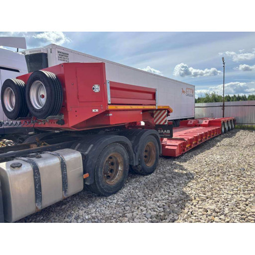 ПКФ СААБ 9891* Полуприцеп тяжеловоз 4 оси 9891-0000040-06