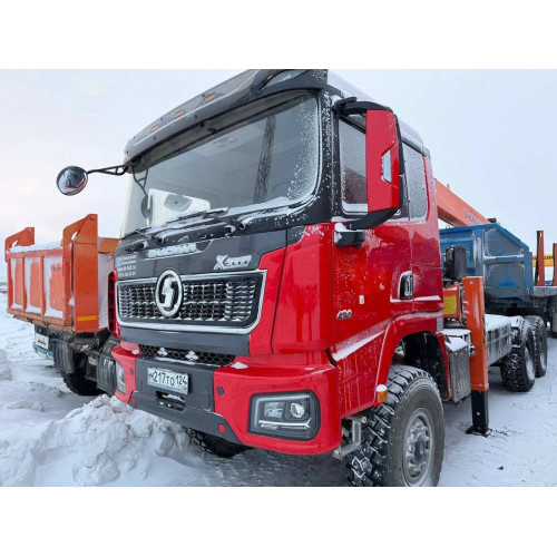ТКТД 5347* на шасси Shacman SX4258 6x6 Седельный тягач с КМУ 5347А3S6 с КМУ HANGIL 1235