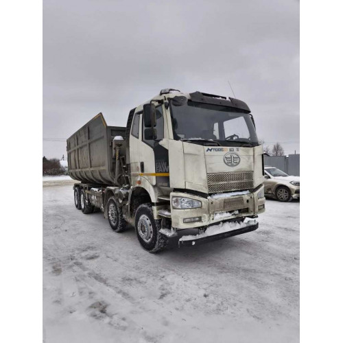 FAW J6 8x4 Ломовоз с КМУ 352120 (Дизельный, 11,1 л, 420 л.с., МТ)