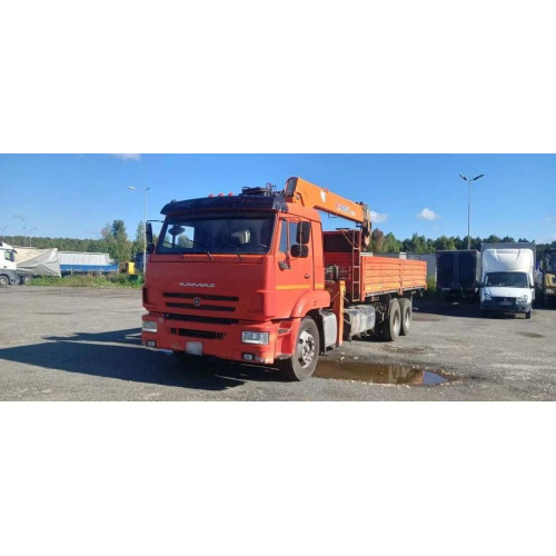 РР ГРУПП 4303А4-10 на шасси КамАЗ 65115 6x4 Бортовой с КМУ 4303A4-10 с КМУ HANGIL 756