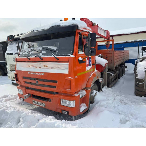 РР ГРУПП 4303А4-10 на шасси КамАЗ 65115 6x4 Бортовой с КМУ 4303A4-10 с КМУ Kanglim KS 1256G-II
