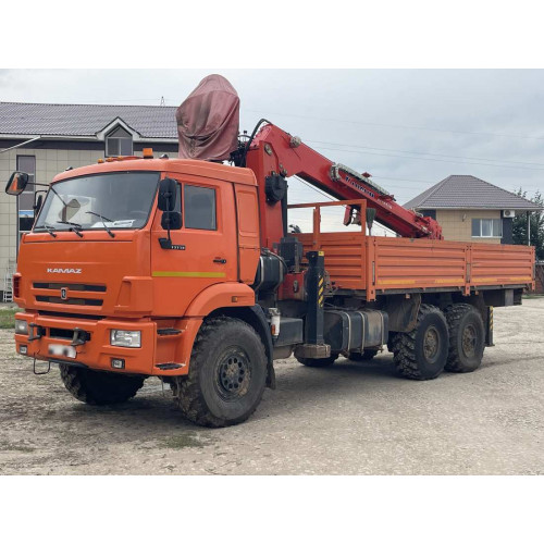 РР ГРУПП 4303* на шасси КАМАЗ 43118 6x6 Бортовой с КМУ 4303B4-10 с КМУ Kanglim 2056