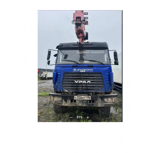 УралСпецТранс 5453* на шасси Ural 44202 6x6 Седельный тягач с КМУ 545354-02 (Дизельный, 6,7 л, 310 л.с., МТ) УралСпецТранс 5453* на шасси Ural 44202 6x6 Седельный тягач с КМУ 545354-02 (Дизельный, 6,7 л, 310 л.с., МТ)