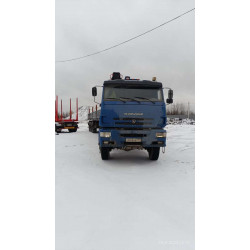 Феникс 7806* на шасси КамАЗ 65225 6x6 Седельный тягач с КМУ 780612 (Дизельный, 8,9 л, 390 л.с., МТ)